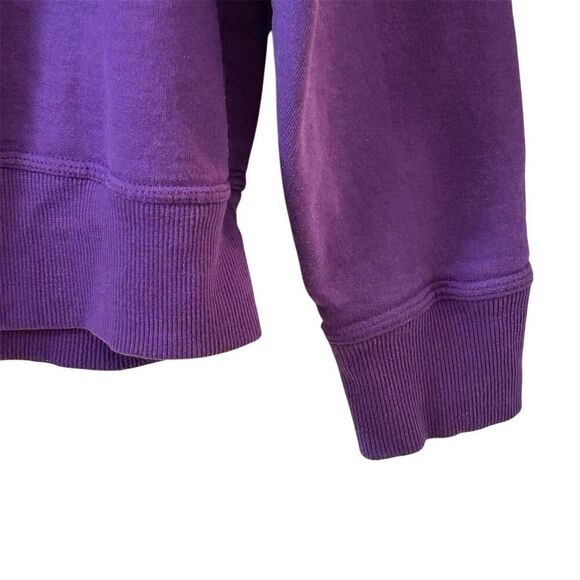 Champion Women's Large Purple Crewneck Sweatshirt Spell Out Logo - Picture 15 of 16